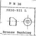 Bronze Bushing LH Bronze Bushing LH